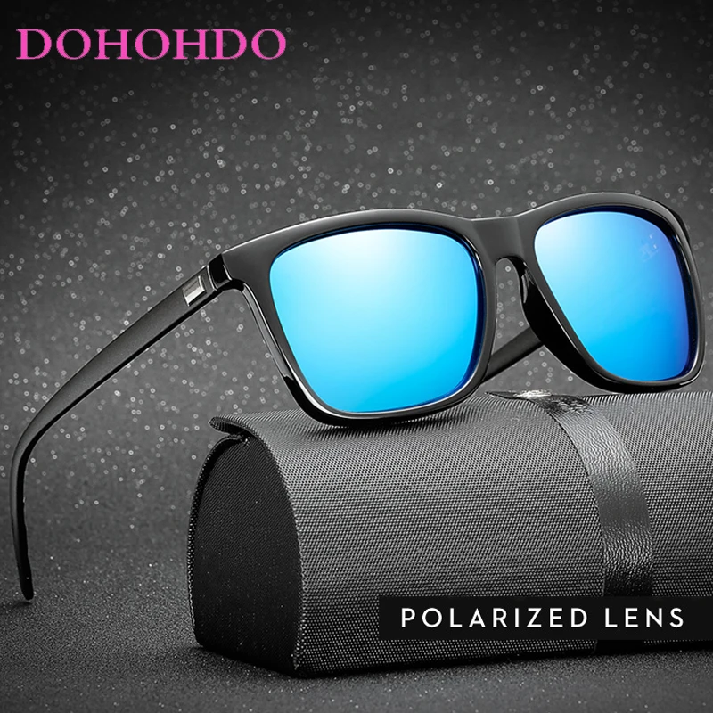 

New Designer Square Night Vision Polarized Sunglasses Women Classic Brand Outdoor Sports Driving Anti-Glare Men Goggles UV400