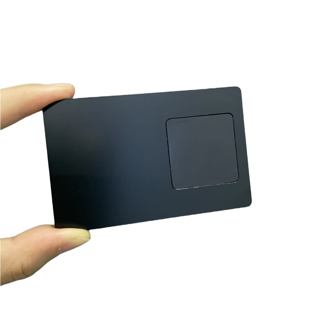 Customized inquiry Blanks QR Code Business Black Metal NFC 216 Chip Social Media Business Card