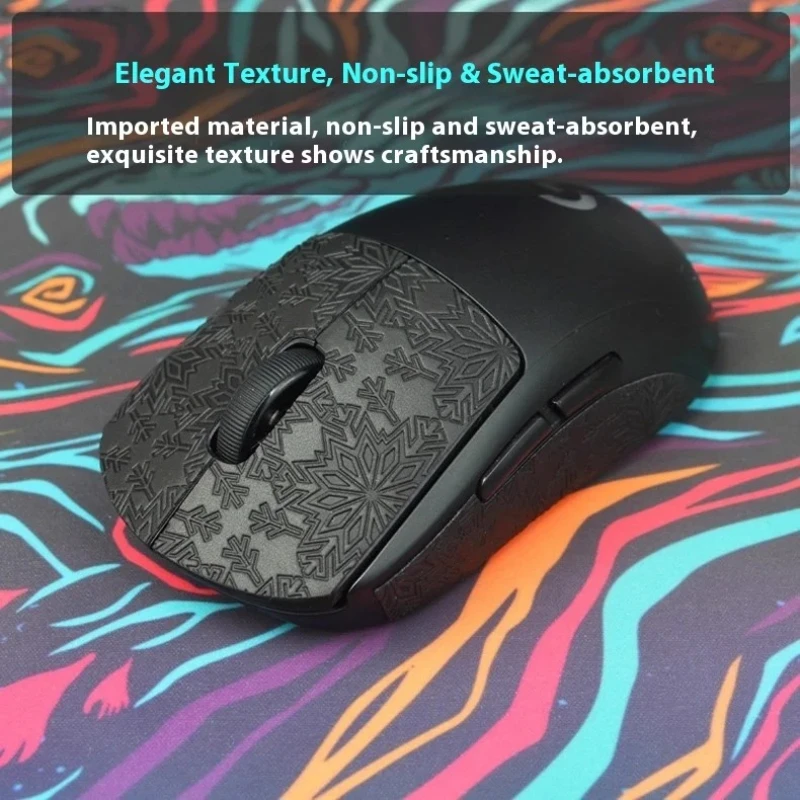 

Mouse Grip Tape Skate Handmade Sticker Non Slip Lizard Skin Suck Sweat ，for Razer Basilisk X Hyperspeed Wireless Ultimate V2 V3