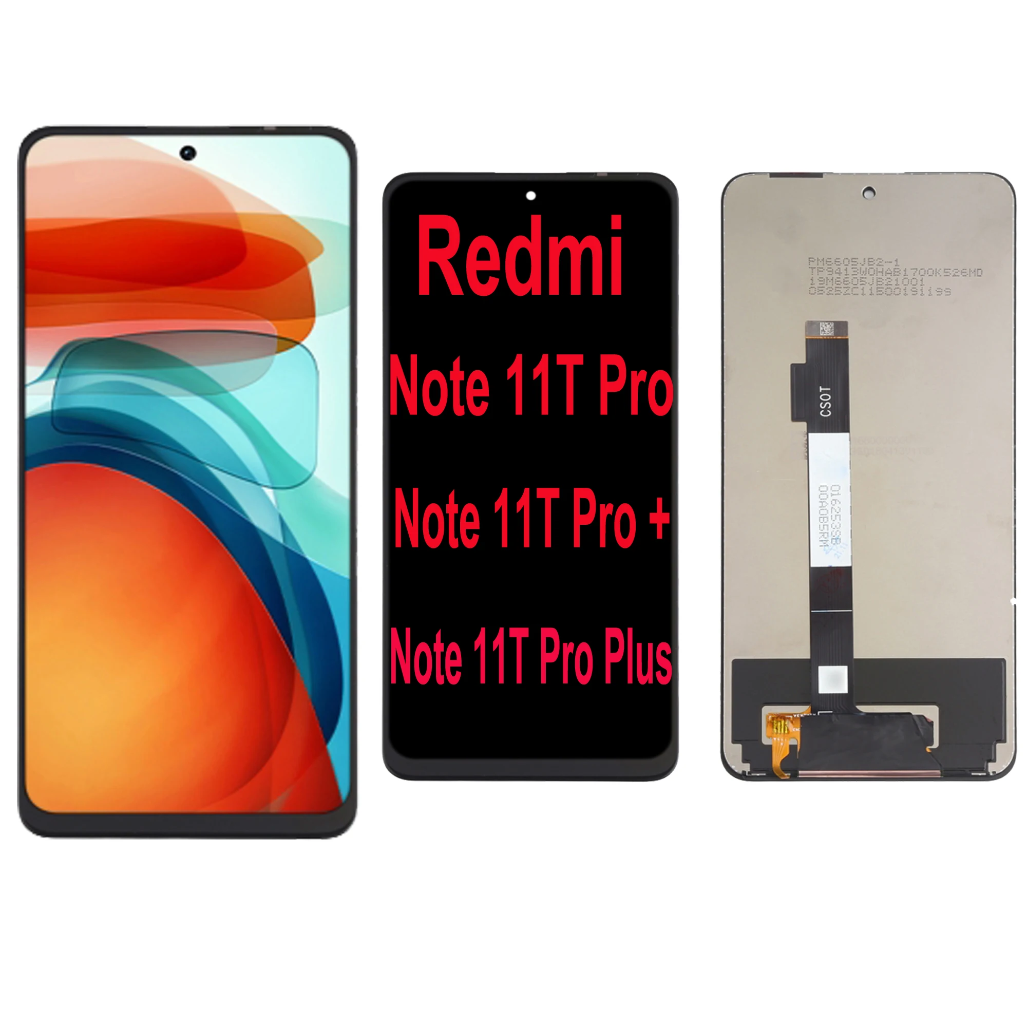 

For Xiaomi Redmi Note 11T Pro+ 22041216UC 22041216C LCD Display Touch Screen Digitizer Assembly