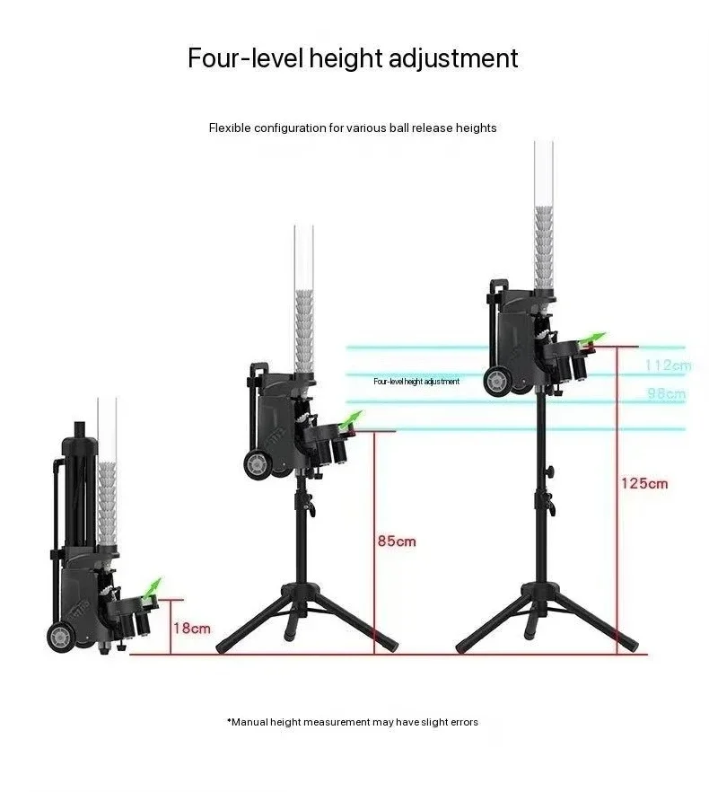 Pusun PB-Mini Badminton Serve Machine Portable Single Player Trainer with ABS & Metal Construction Self Training Feeding System view 3