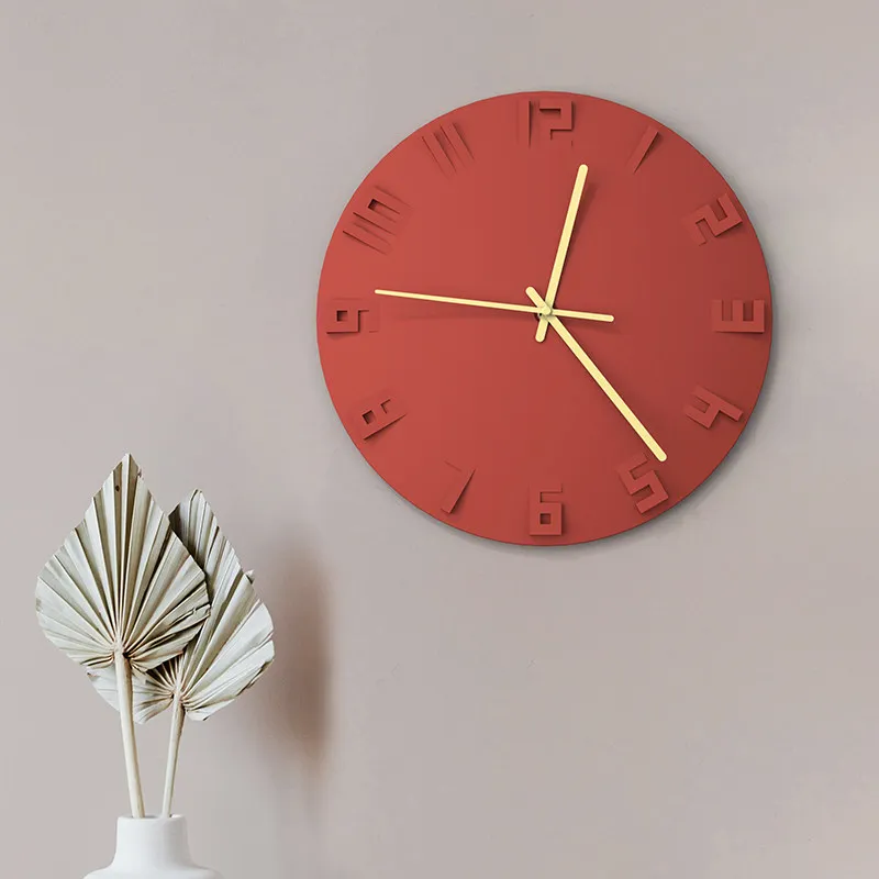 Watch Cozy Wall Clock Living Room Kitchen Premium Office Wall Clock Large Luxury Aesthetics Mecanismo Reloj Pared Furniture Home