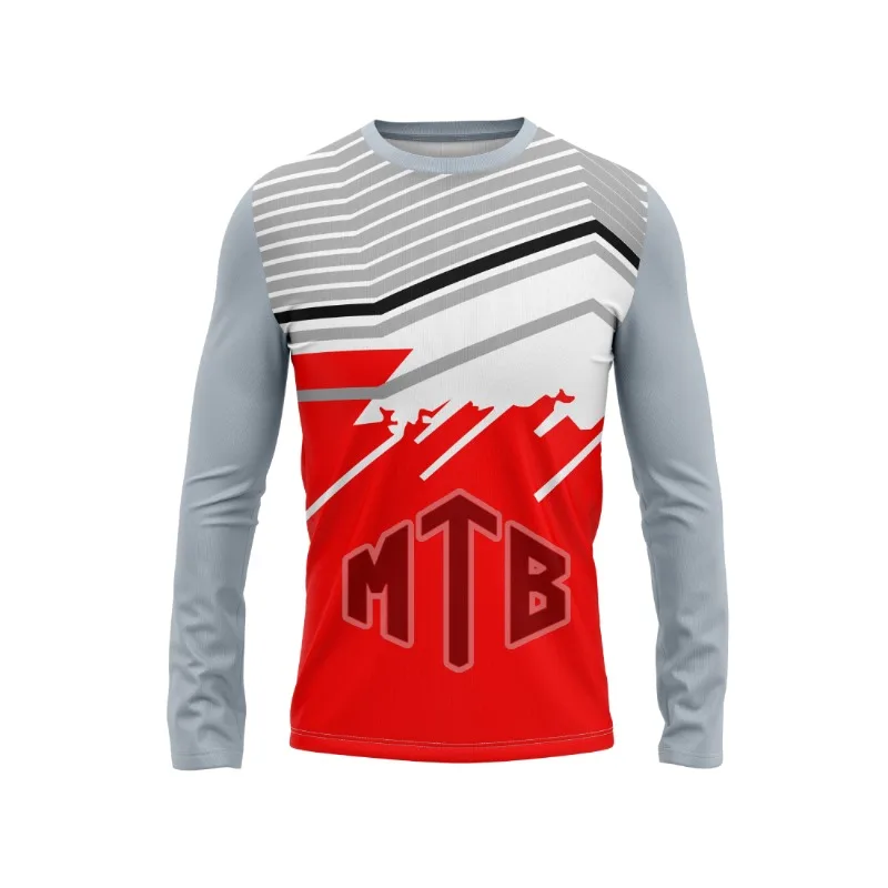 

Модная спортивная велосипедная одежда с длинным рукавом 2026 года, гоночная спортивная одежда с принтом, защитная от солнца одежда для велоспорта по бездорожью