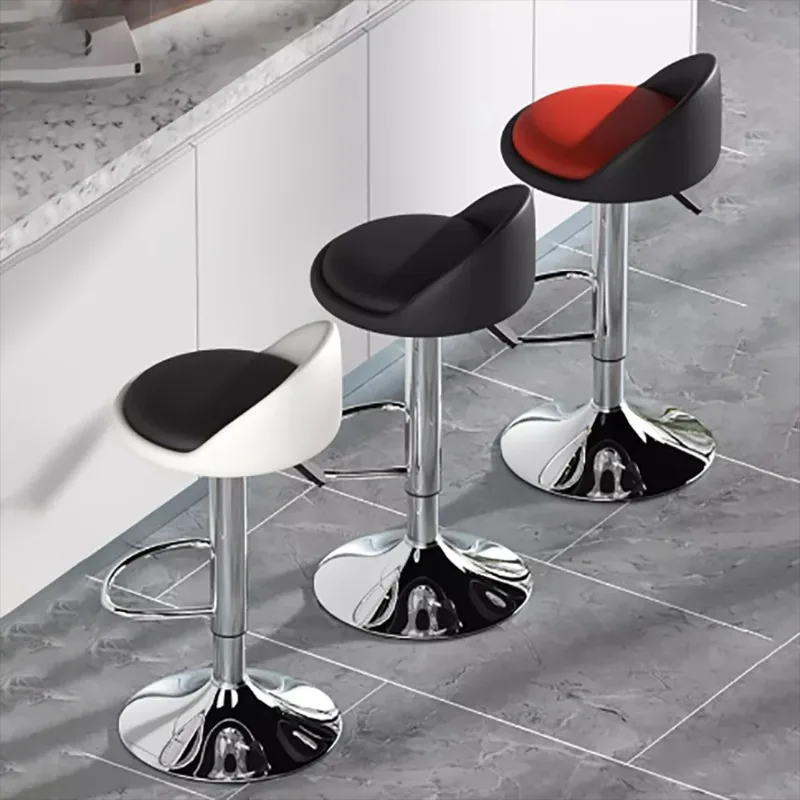 Juego de 2 sillas de Bar modernas, altura ajustable, ergonómicas, de lujo, estilo nórdico, diseño de belleza, muebles para sala de estar