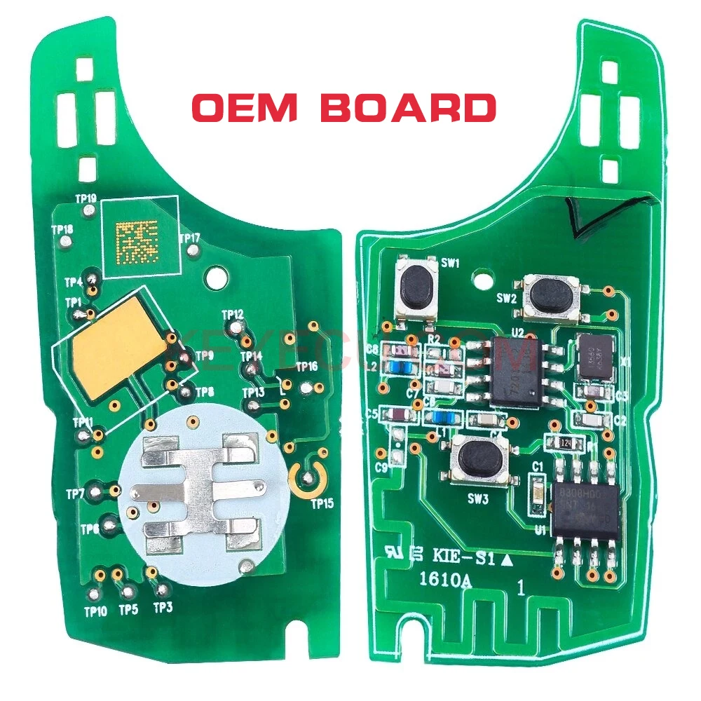 KEYECU OEM GM94543201 zdalny klucz składany FOB 3 przyciski 315/433Mhz bez chipa/ID46 dla Chevrolet Spark 2013 2014 2015 2016