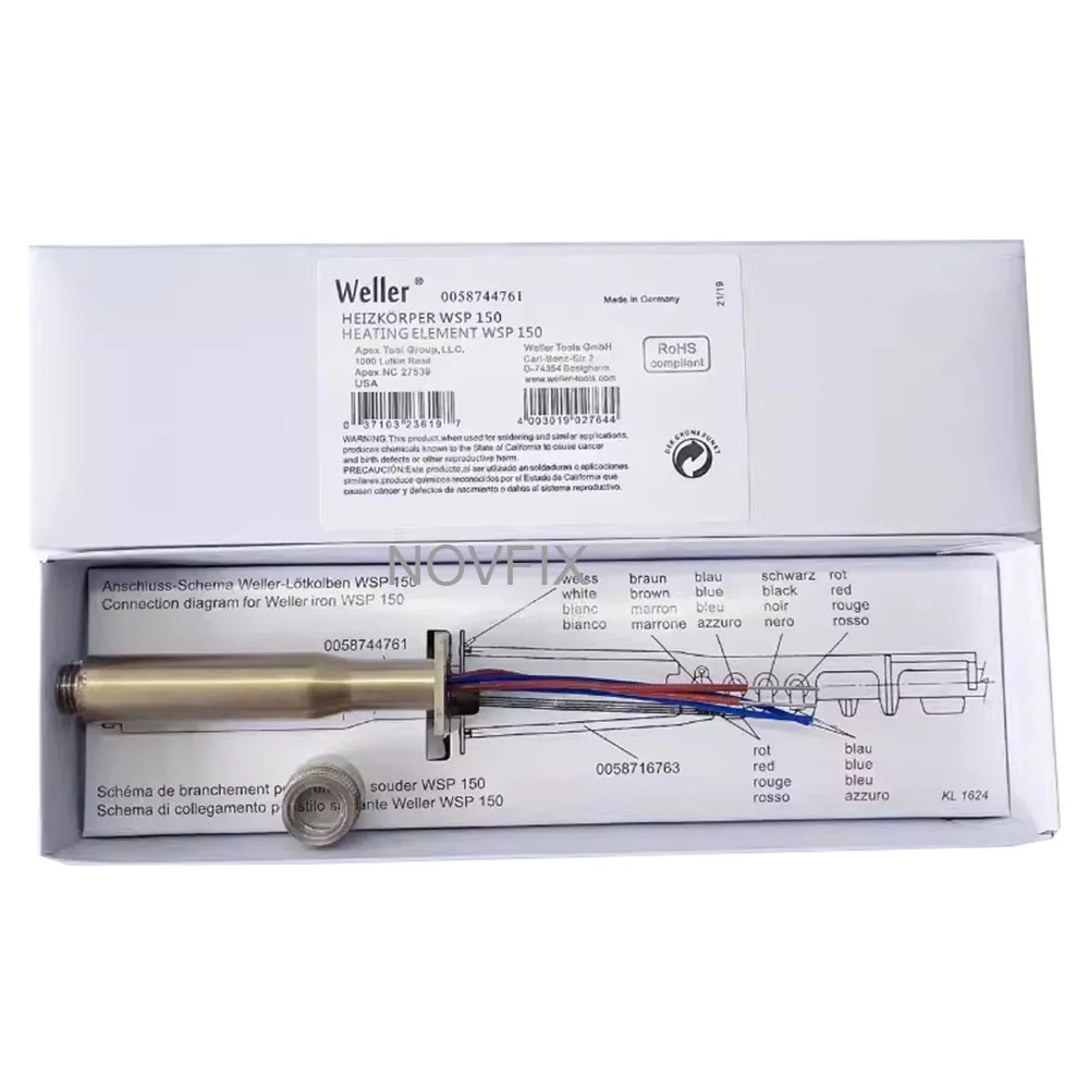 Imagem -04 - Weller Ferro de Solda Punho Wsp 150 Máquina de Solda Automática Núcleo de Aquecimento 151