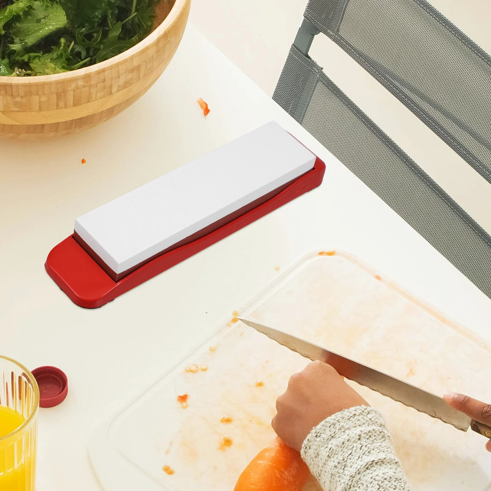 

Whetstone Durable Kitchen Knife Sharpener Stone Easy Carry Sharpening Tool for Blunt Knives Use Knives Whetstone