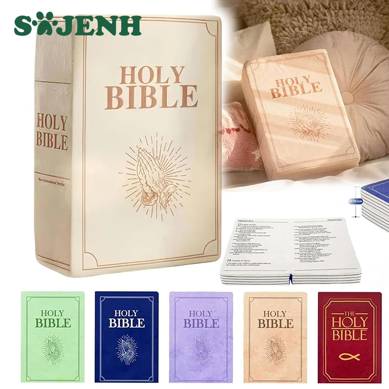 33*22cm Cutest Bible Memory Foam Pillow Christian Bible Pillow 1 Corinthians Pillow Home Decor Educational Learning Gifts
