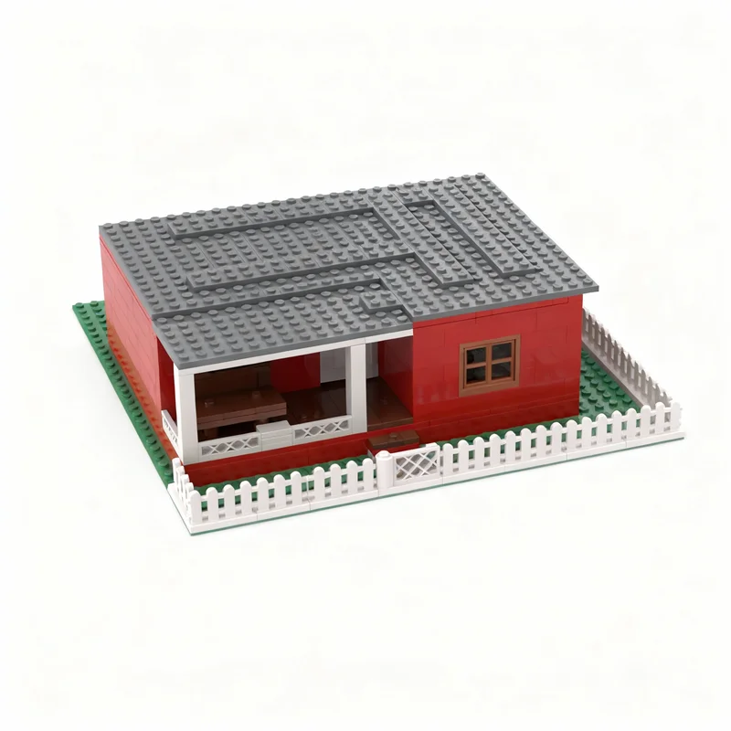 

568pcs MOC 3 Holiday Home Ferienhaus Modular Streetscape Model Building Blocks Construction Toys Christmas Gifts Brick Kids