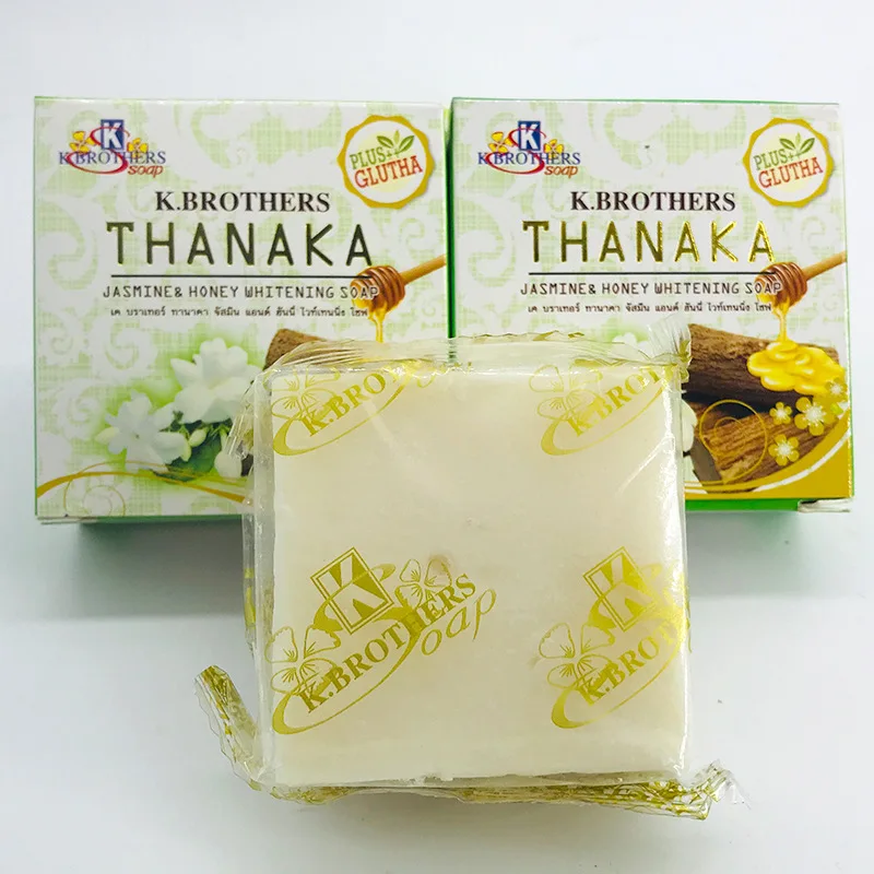 

60G*2PCS Natural Thai Rice Soap - Handcrafted for Complete Cleanliness Whitening Soap Soap Bar Travel Soap