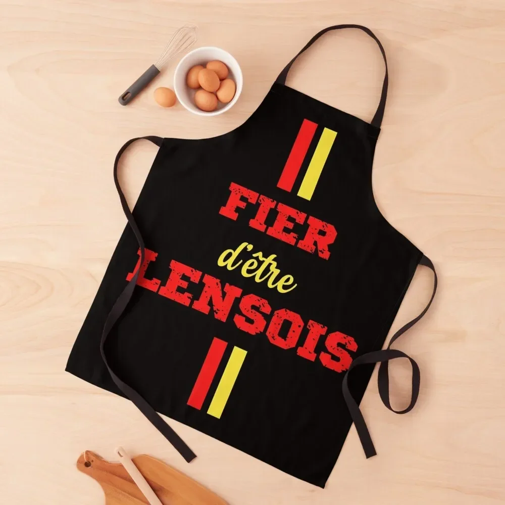 Proud to be Lensois Football Supporter Gift Lens Apron nail tech supplies Kitchen Household Items For Cooking Apron