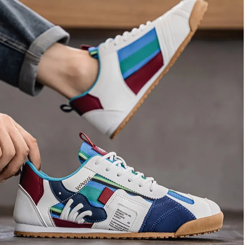 Scarpe da uomo Moda Versatile Color Block Scarpe casual Sneakers di lusso per uomo Scarpe Forrest Gump Scarpe sportive comode da corsa