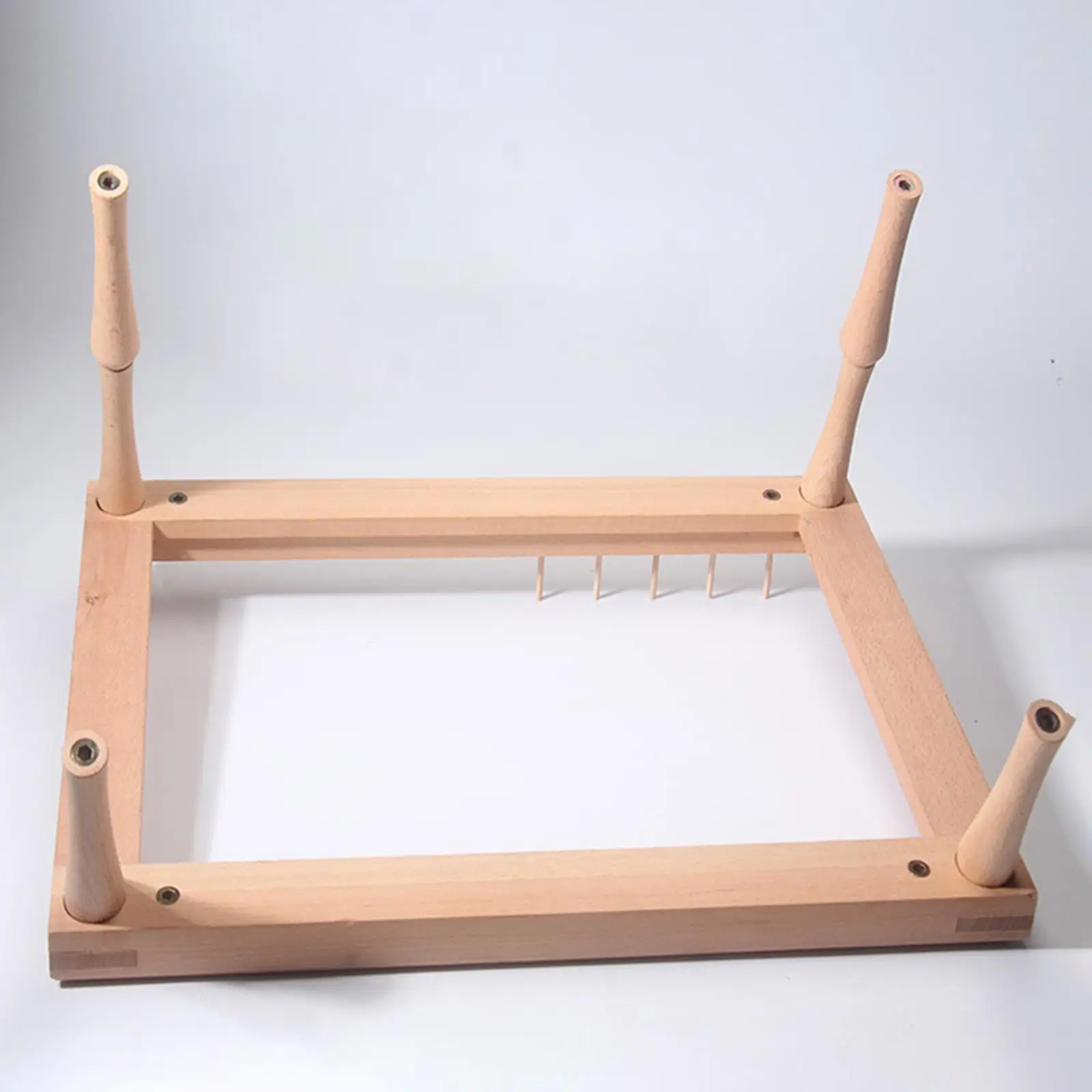 

Embroidery Frame Cross Stitch Frame Portable Wooden Rectangular Quilt Frame Desktop Embroidery Stand for Arts Crafts Projects