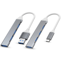4 Port USB 3.0 HUB High Speed USB3.0 OTG USB C HUB Multi-function Splitter Adapter For Xiaomi Lenovo Macbook Air Pro Accessories