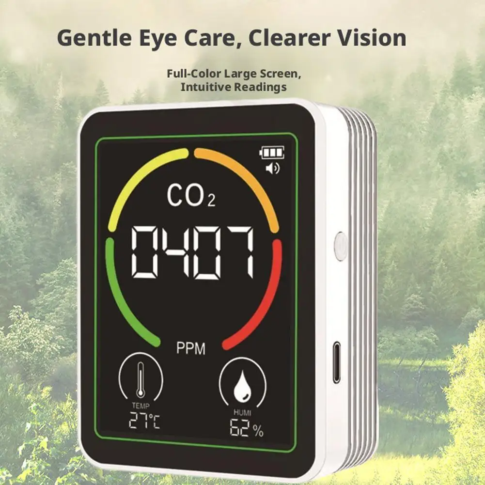 deteccao-de-dioxido-de-carbono-pm25-pm10-formaldeido-tvoc-temperatura-e-umidade-co2