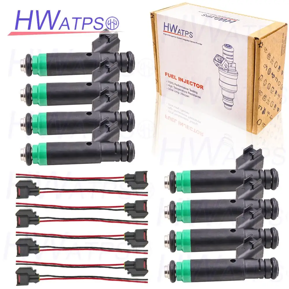 

8pcs FJ475 brand new Fuel Injector Nozzle Wire RL032145AA For Dodge Durango Ram 1500 Chrysler Aspen Jeep Grand Mitsubishi Raider