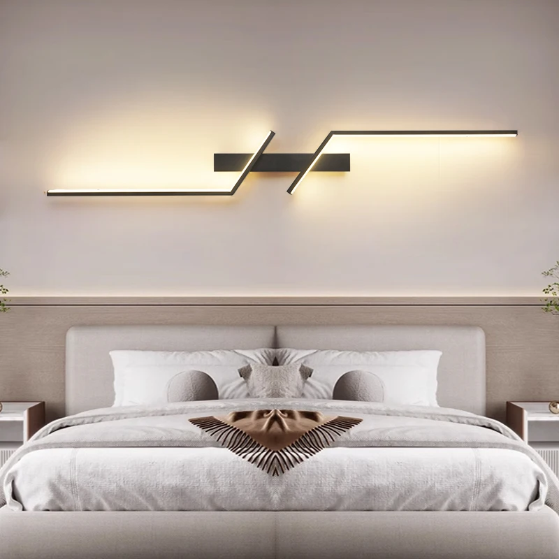 Modern LED Wall Lamp Nordic Living Room lights For Wall Light Long Decorative Light Wall Corridor Ceiling Light Home Decor Light