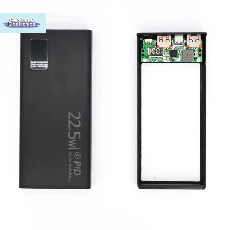 【1Set Quick Charge DIY Power 1260110 Bank Case Electronic Kit PD22.5W Battery Storage Box Accessories】