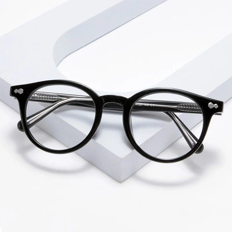 TR90 Round Frame Glasses Prescription Spectacles Myopia -0.5 To -6.0 , Hyperopia +0.5 to +6.0