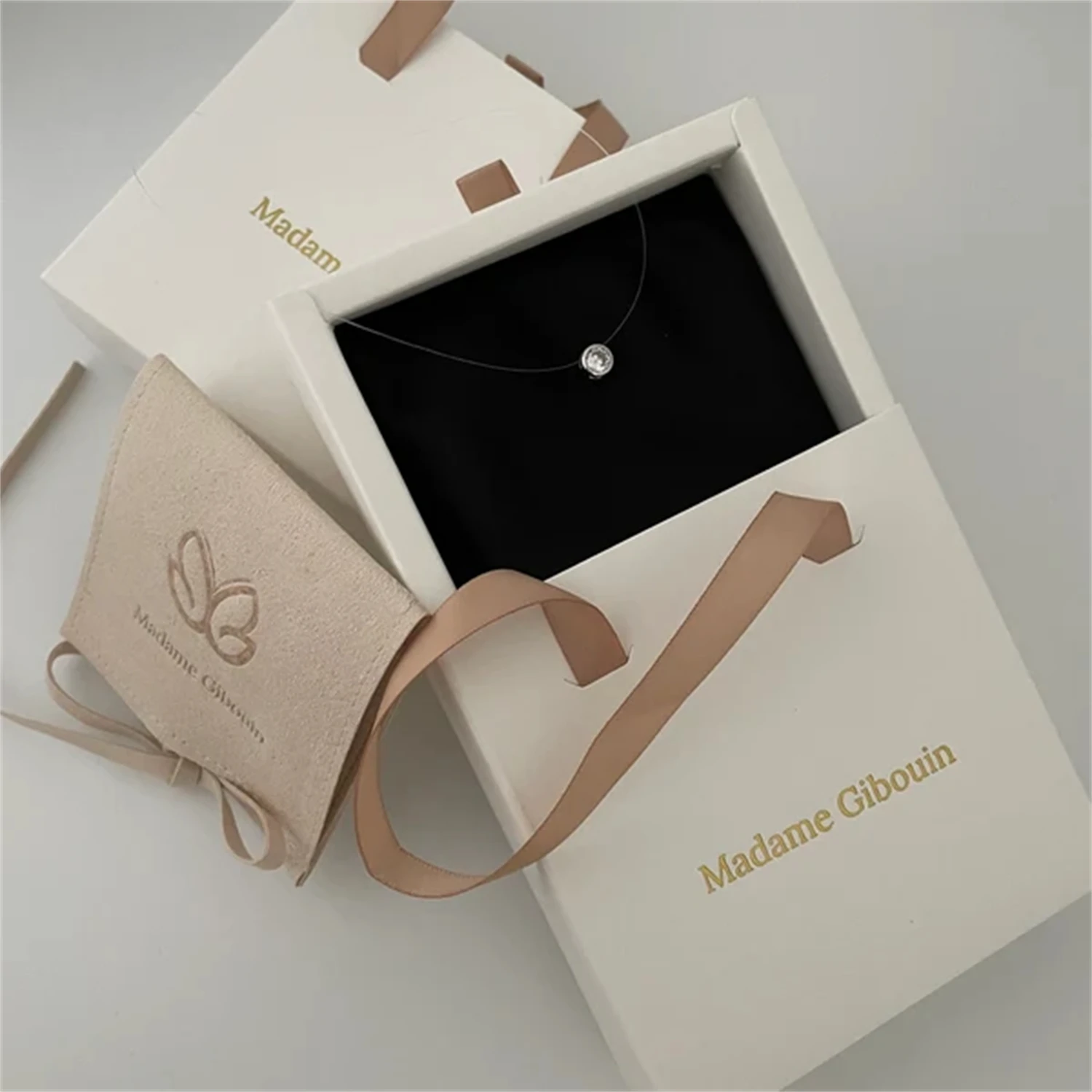 

50sets paper drawer box and pouch custom Earrings Ring box jewelry pouch personalized logo small jewelry packaging box Bag Tote