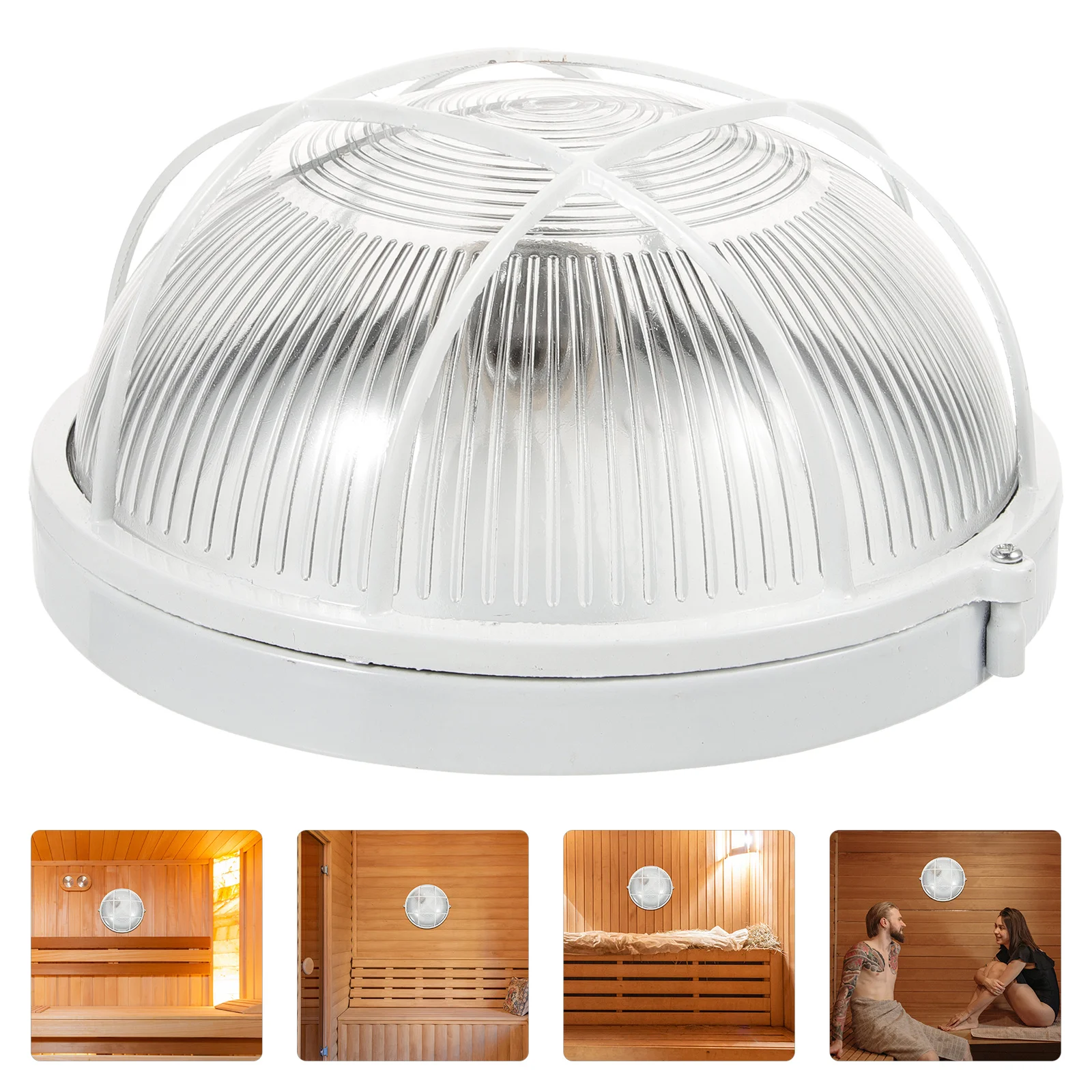 

Sauna Room Lighting Lamp Premium Quality Long Lasting Waterproof Antirust Explosionproof Simple Structure Well Lighting Lamp