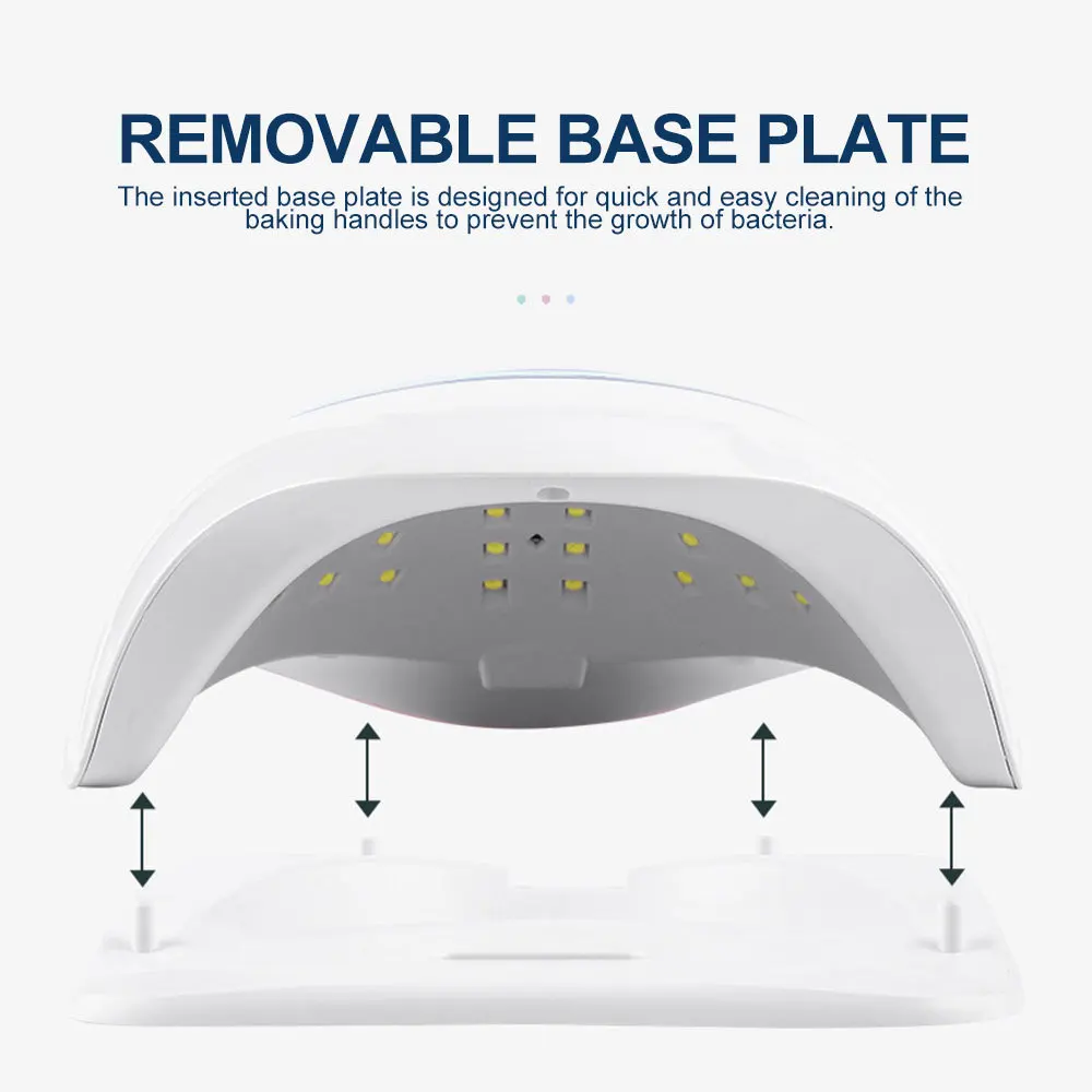 36 LED's nageldroger UV-lamp voor nagels Gellakmachine Licht Professionele nagelkunstaccessoires Uithardende gel Teennageluitrusting