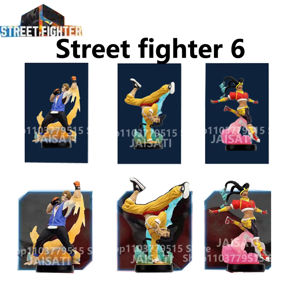 Street Fighter 6 tarjetas para interruptor Desbloquee el botón de color de la ropa del carácter, establecer papel pintado musical único