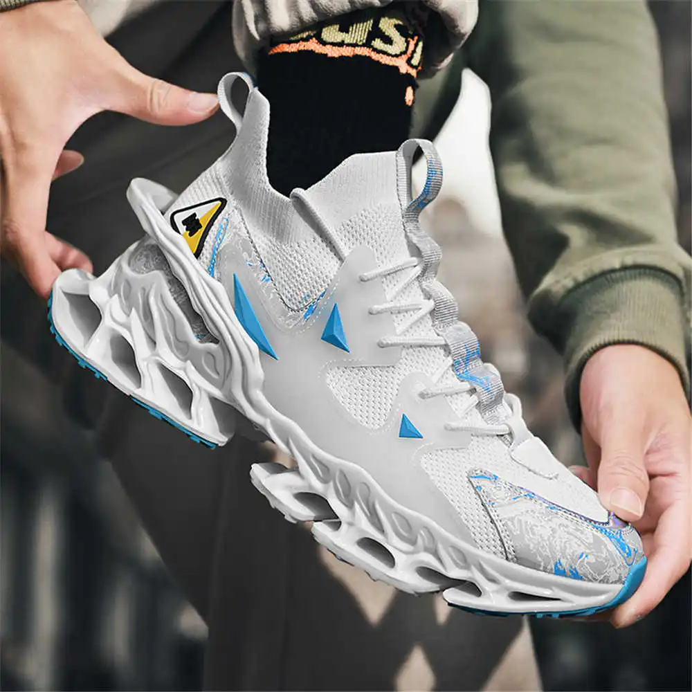 Autumn-spring Number 44 Elegant Blue Shoes Dress Men Blue Tennis Sneakers Sports Unusual Sports-leisure Sport High Tech
