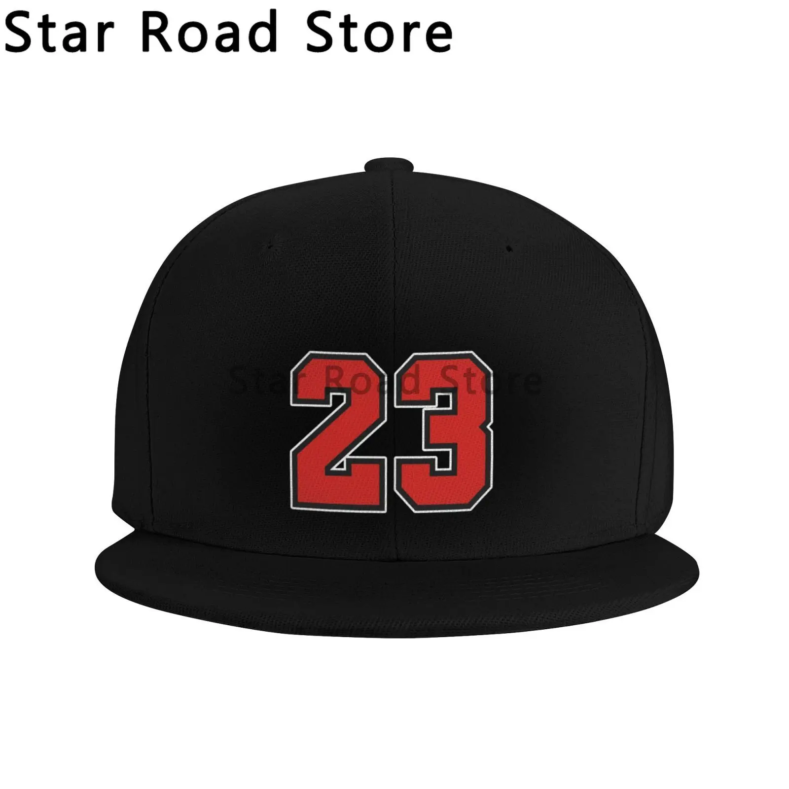 Red Lucky Number 23 Multicolor Baseball Women Outdoor Coquette Beach Sunscreen Hats Sport Peaked Cap for Unisex