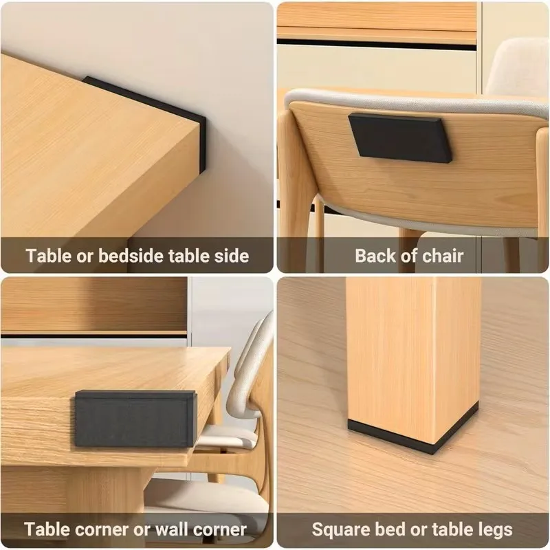 5/30 قطعة منصات الأثاث رغوة إيفا امتصاص الصدمات الإسفنج ذاتية اللصق سمكا جدار السرير حامي سدادة عازلة للصوت لإطار السرير