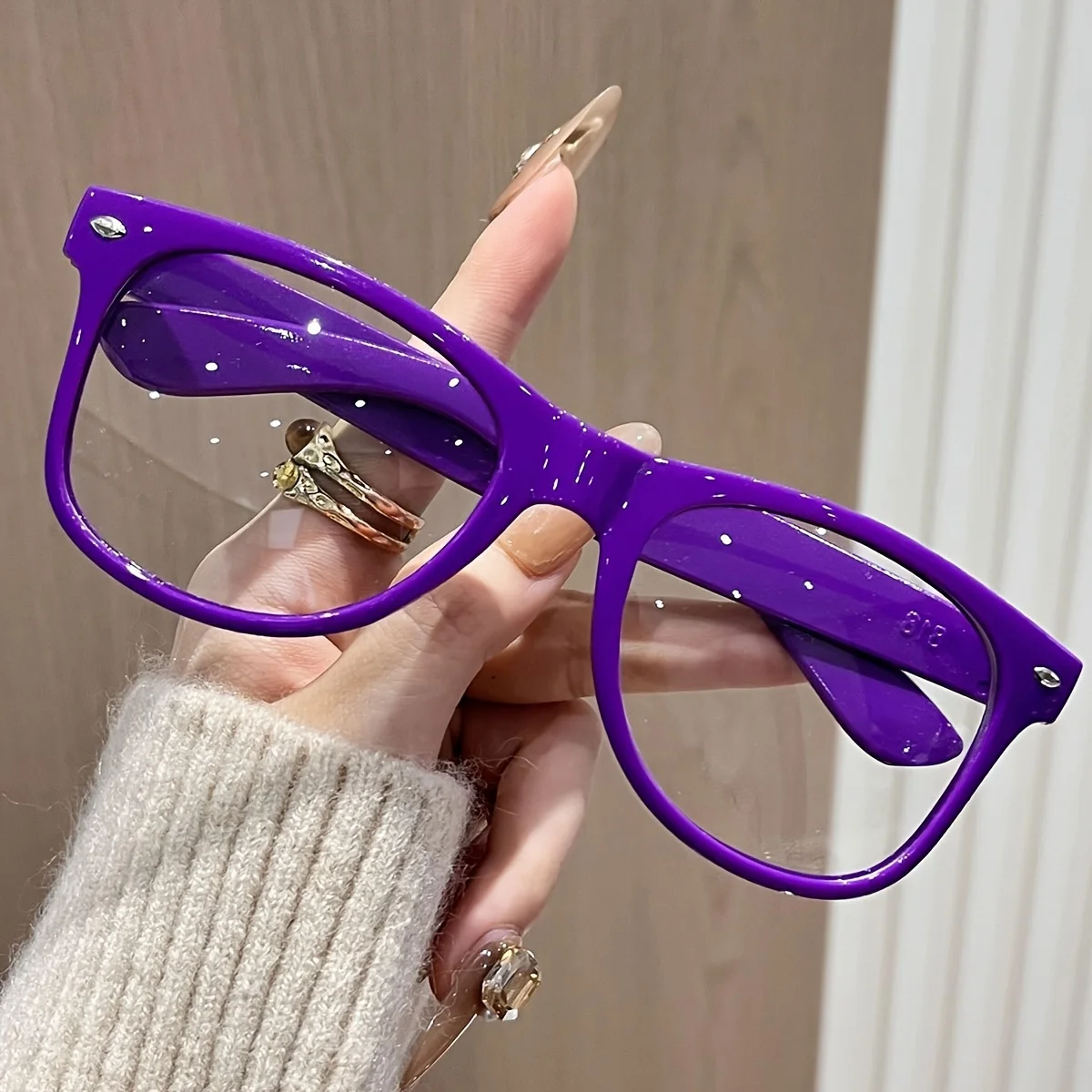 1 Pair of Women's Glasses, Lightweight Decorative Glasses Are Suitable for Casual and Formal Dress, Trendy Design, Personalized Single Items, Essential for Accessories Collectors, High-quality Lenses, Designer Styles,