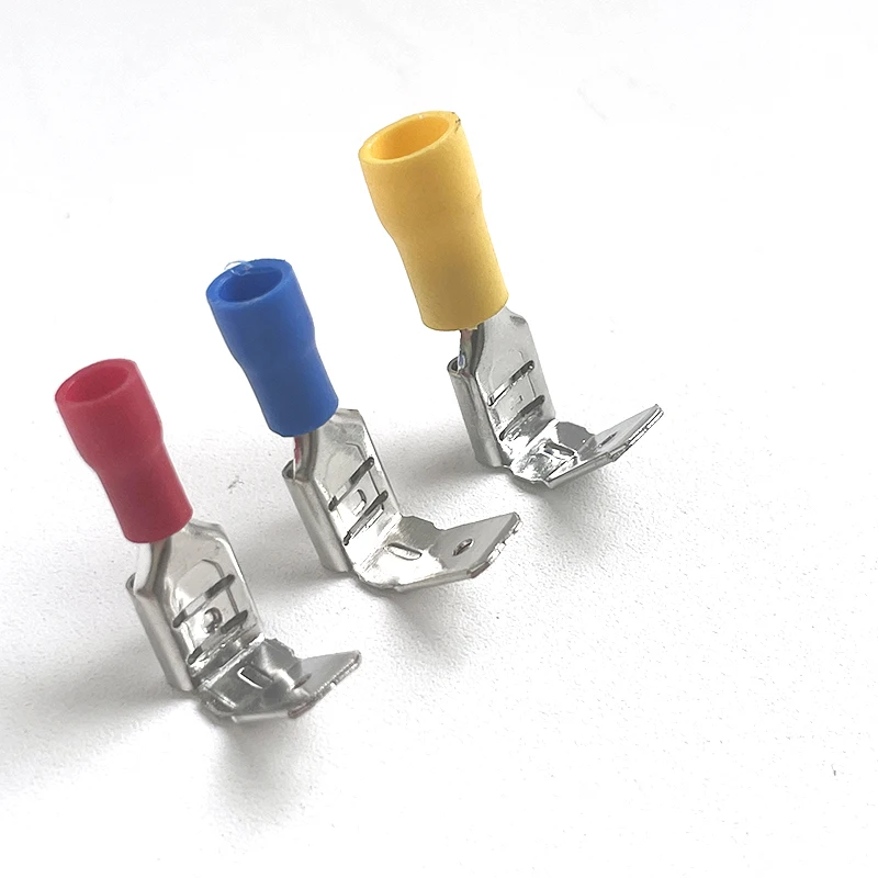 500PCS Semi-Insulated Piggyback Spade Connectors 1/4