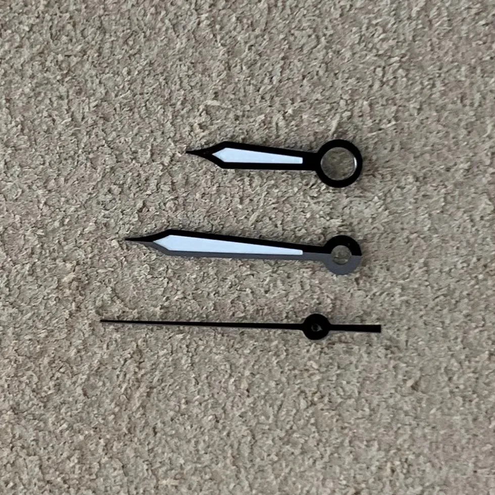 Watch Hand Watch Needle Fit NH35/NH36/4R/7S Japan Movement Green Luminous Blue/Black Watch Modification Accessories