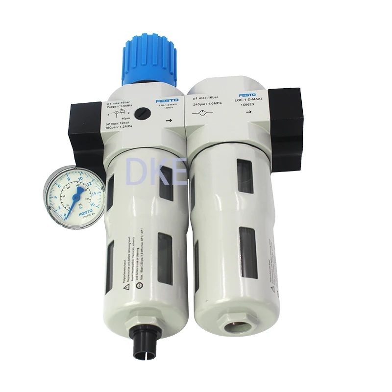 

FESTO Original Bigeminy Filter FRC-1/2-D-7-MAXI With MPA Pressure Gauge 186508 8002350 1/2 3/4 1