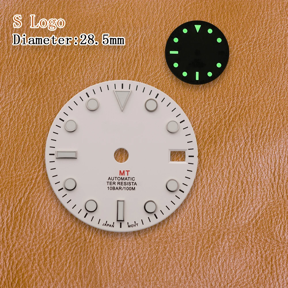 S Logo Dial 28.5mm White NH34 - Exhibition Caseback ulasan dan harga