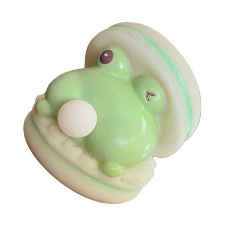 Zachte bubbelburger macaron squeeze speelgoed veilig sensorisch spel angsthulpmiddel