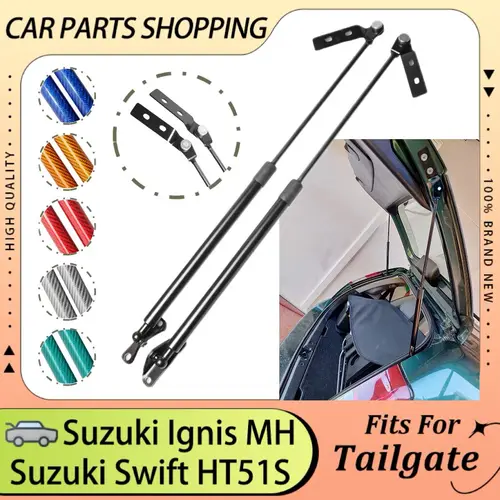 Amortiguadores de puerta trasera para Suzuki Ignis FH MH / Suzuki Swift HT51S Subaru Justy, puntales de maletero, soporte de elevación, cilindros, pistones