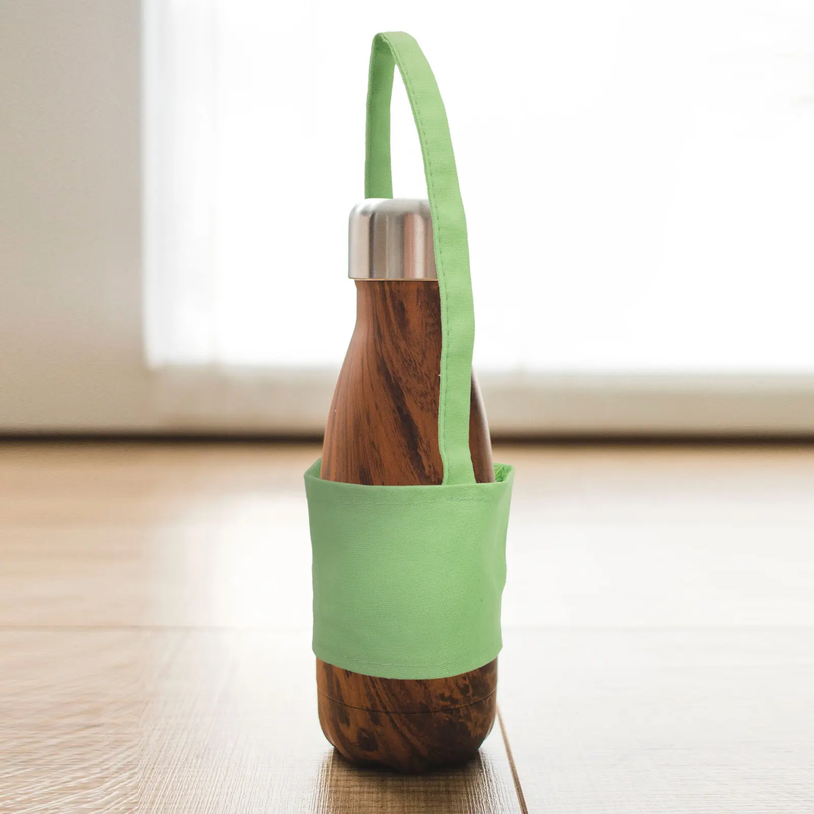 6Pcs Portable Canvas Coffee Sleeve Handheld Cup Carrier Compact Lightweight Washable Drink Cup Cover for Hot Cold Beverages