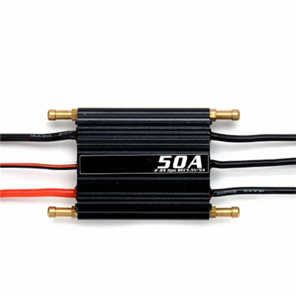 

Brushless Power Motor Drive Set, Water-Cooling Motor, 50A Water-Cooled ESC, 5.5V, 5V BEC for RC Boat Model, 2-3S, 2862KV, 2800KV