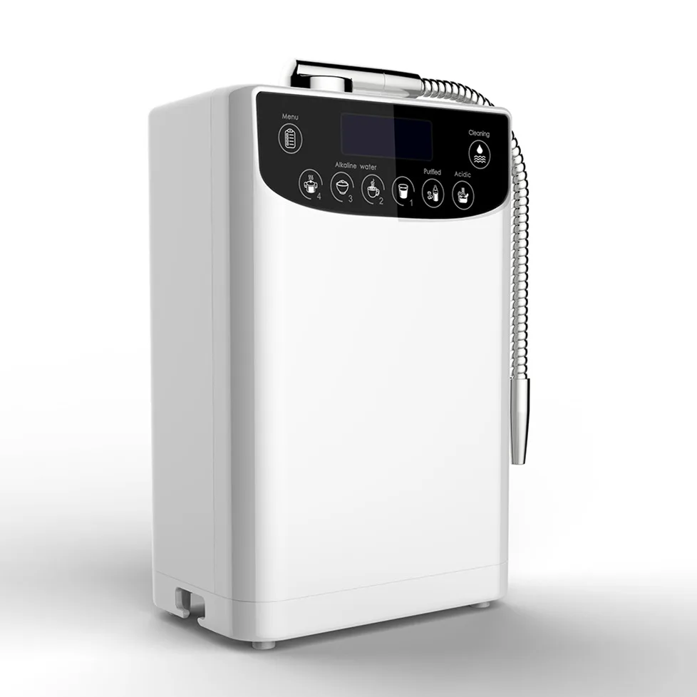 Water Lonizer Purifier Machine PH4.5-10.5 Alkaline Acid Water Setting Hight Quality Hydrogen Water LED Liquid Crystal Display