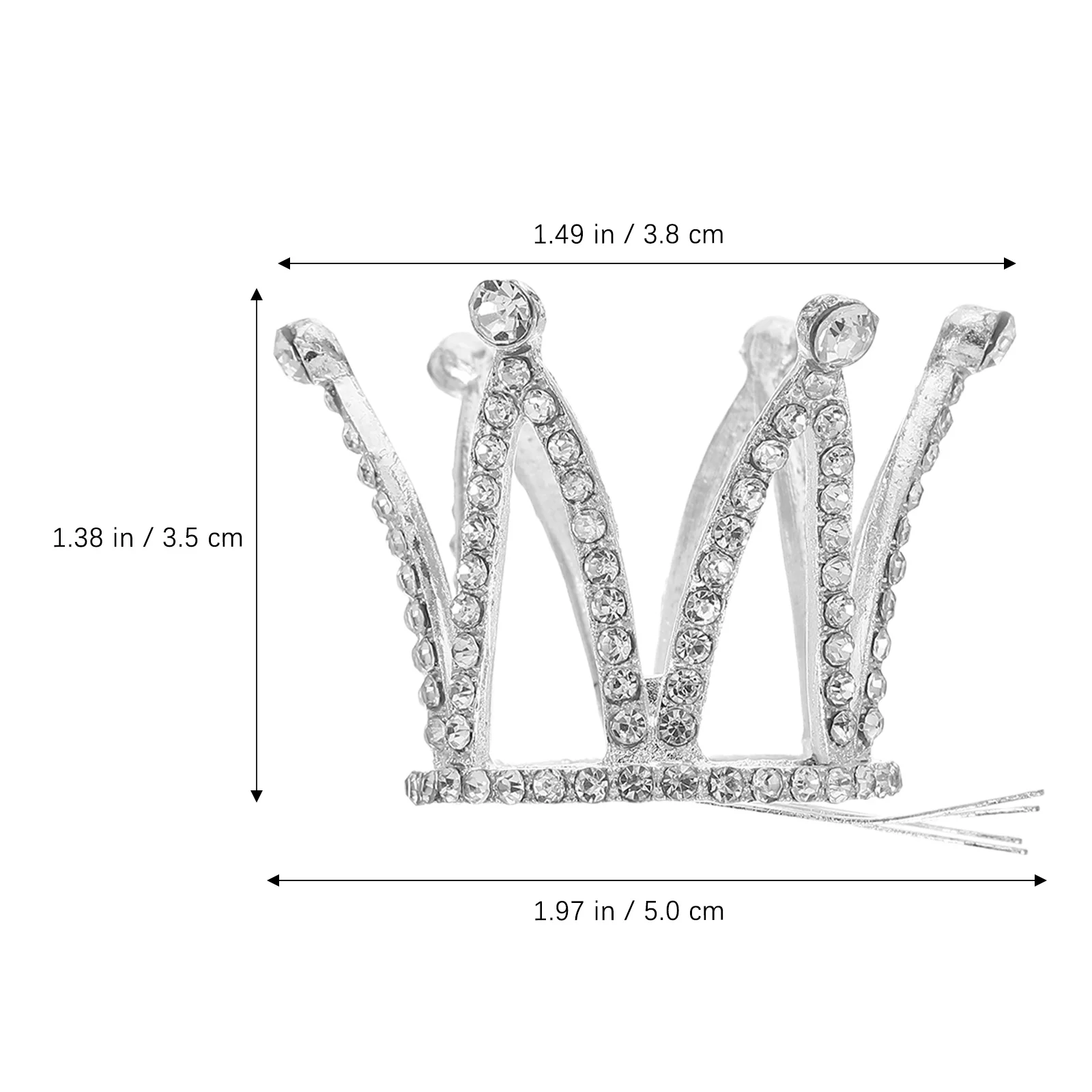 زهرة حجر الراين تيارا سبائك الفضة دائم لحفلات الزفاف والخطوبة والحفلات زهرة هيرباند المشابك كليب