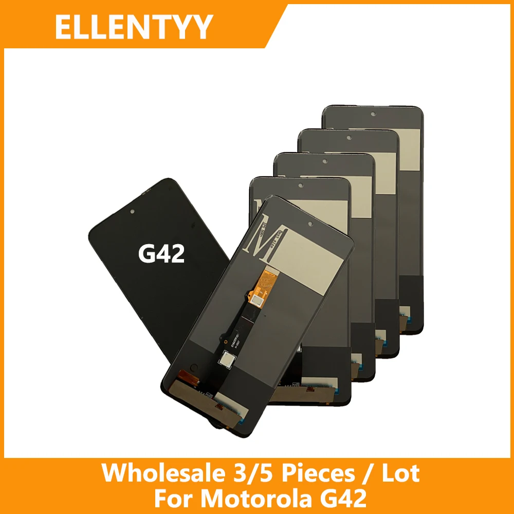 

Оптовая продажа, 3/5 шт./лот, высокое качество для Motorola Moto G42 XT2233-1 XT2233-2, ЖК-дисплей с сенсорным дигитайзером
