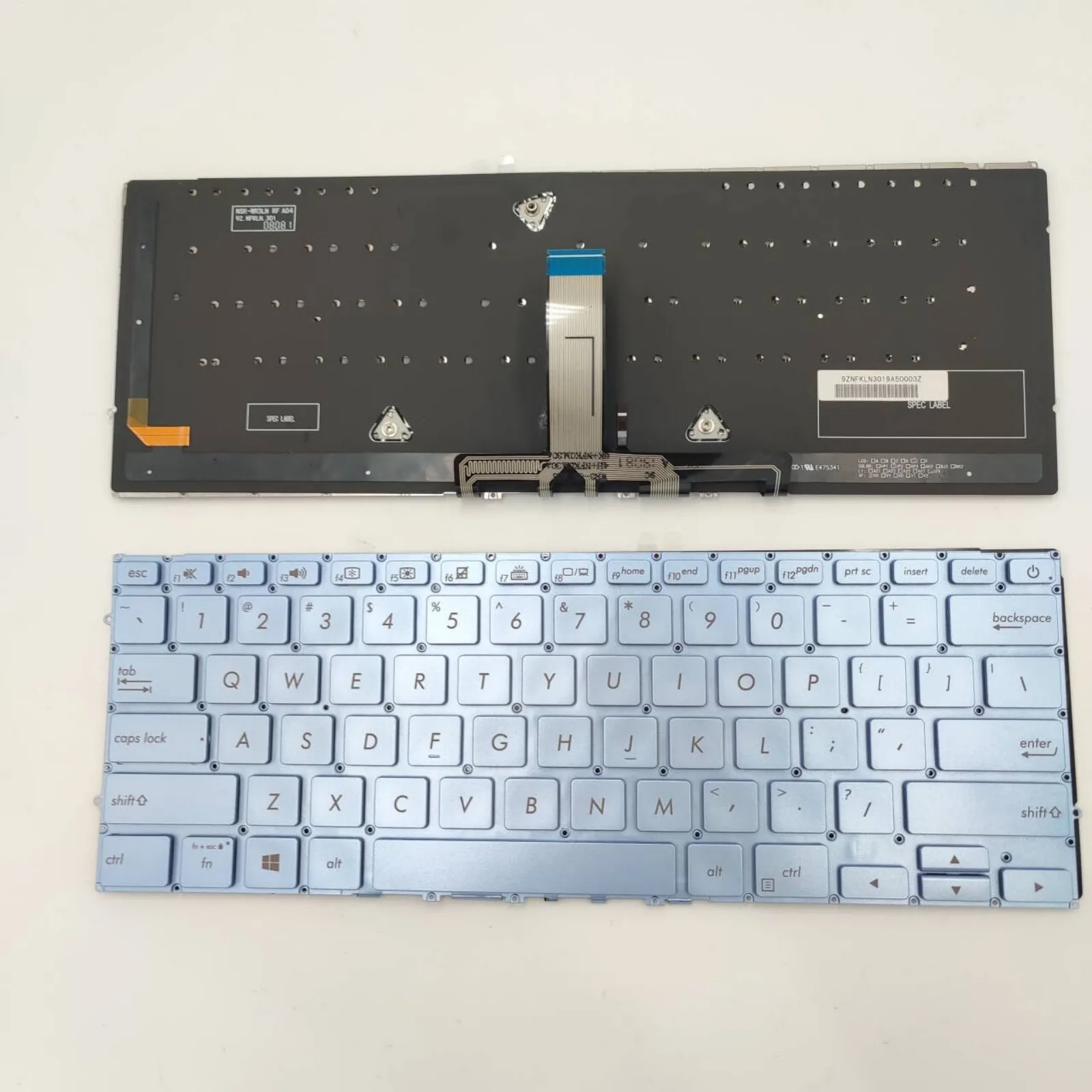 ل Asus ZenBook S13 UX392FN UX392FA UX392 UX392F لوحة مفاتيح الكمبيوتر المحمول تخطيط الولايات المتحدة #6