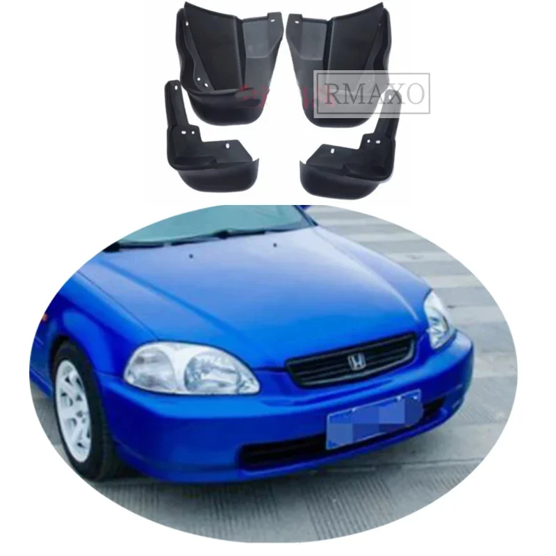 

Брызговики передние для Honda CIVIC 1996-2002, с цветным и задним клапаном