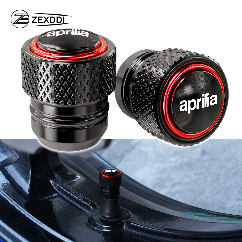 2PCS For Aprilia RS660 RS457 Tuareg 660 Tuono 660 RS125 RSV4 RSV1000/R shiver 750 CNC Aluminum Motorcycle Wheel Tire Valve Caps