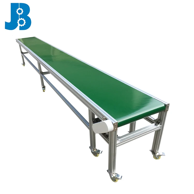 Table Conveyor Industrial/table with Conveyor Belt/small Belt Conveyor PVC Provided Aluminium Material Handling