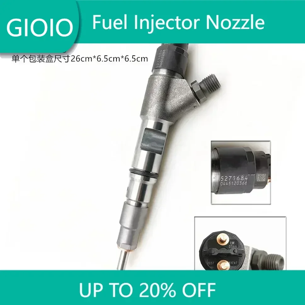 

0445120366 Suitable for Foton Cummins Isf2.8 Engine Injector 5271684 0445120366 Parts