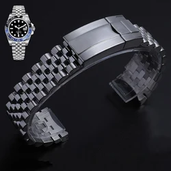 Pulsera de reloj Jubilee 904L para Rolex Sub GMT Yacht Daytona, correa de reloj de 20mm, pulsera de lujo, piezas de Mod, accesorios de repuesto