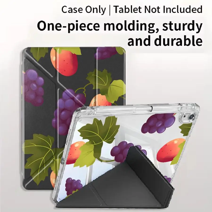 Simple Fruits Tablet Case For iPad Pro 2025 Mini 6 7 Pro 11th 10th 9th 8th 7th 12.9inch Air 4 5 M3 M2 M4 11inch Holder Cover