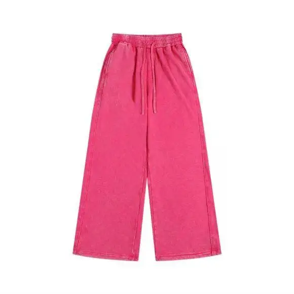 2025 New Retro Loose High-waisted Straight-leg Trousers Men's and Women's Casual Wide-leg Trousers